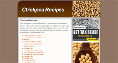 Desktop Screenshot of chickpearecipes.com