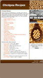 Mobile Screenshot of chickpearecipes.com